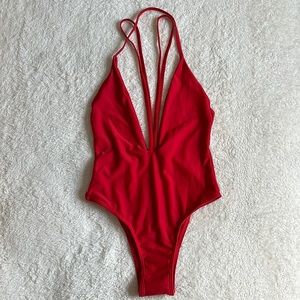 One piece swimsuit - Red - S